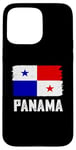 Coque pour iPhone 15 Pro Max T-shirt Panama pour homme et femme Drapeau panaméen Panama