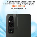 Imak 2-pack Härdat Glas Linsskydd Sony Xperia 1 V transparent