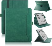 Coque Étui Pour Boox Go 10.3 Epapier Tablette 10.3 Inch Cuir Pu Avec Étuis Pivotants À 360 Degrés Case, Veille/Réveil Automatique,Vert Foncé.[F6333]