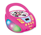 LEXIBOOK Casque audio enfant 2en1 Bluetooth® et filaire Disney Minnie  pliable, microphone