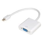 Cy Active Mini Displayport Dp Vers Vga Rgb Femelle Câble Adaptateur Pour Macbook Minitor Projecteur[VID063969]