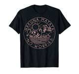 Disney The Lion King Hakuna Matata No Worries Outline Logo T-Shirt