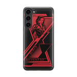 ERT GROUP Coque de téléphone Portable pour Samsung S23 Plus Original et sous Licence Officielle Marvel Motif Black Widow 003 Parfaitement adapté à la Forme du téléphone Portable, Coque en TPU