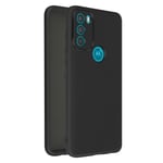 Case for Motorola Moto G71 5G Silicone Semi-Rigid Soft-touch Finish black