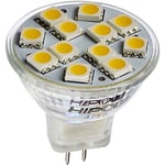 Ampoule led GU4 MR11 12 smd 5050 2.4W 150lm (25W) - Blanc Froid 6000K