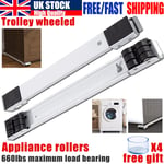 Heavy Duty Fridge Freezer Appliance Rollers Trolley Wheeled Premium Quality UK