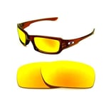 NEW POLARIZED REPLACEMNT FIRE RED LENS FOR OAKLEY SLIVER STEALTH SUNGLASSES