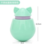 OLOEY Gobelet pour Chien Leaky Ball Pet Cat Slow Food Puzzle Relief Toy Snacks Fuite Food Toy Tumbler (Vert)