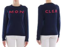 Moncler Logo Intarsia Knitted Cashmere Jumper Sweater Sweatshirt Pullover