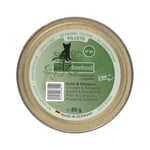 catz finefood Lot de 12 sachets de Nourriture Humide pour Chat - Filets Fins - N° 415 - Poulet et Kangourou en gelée - sans céréales - sans Sucre - 85 g