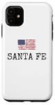 Coque pour iPhone 11 Santa Fe City, États-Unis, drapeau, État, voyages, États-Unis, Amérique, femmes, hommes