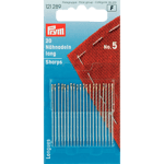 Prym Hand Sewing Needles, Size 5, Pack of 20