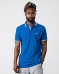 BOSS Green Paddy Contrast Mens Polo NOS - Blue - Size 5XL