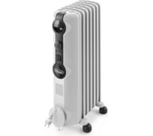 Delonghi Radia S TRRS0715 Portable Oil-Filled Radiator - White, White