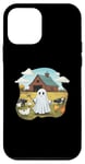 iPhone 12 mini Funny Ghost Farmer Halloween Barnyard Farm Animal Cute Ghost Case