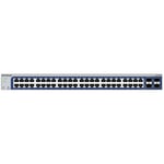 NETGEAR GS748T - V6 - commutateur - L3 Lite - intelligent - 48 x 10/100/1000 + 2 x Gigabit SFP + 2 x SFP Gigabit combiné - de bureau, Montable sur rack