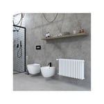 Matisère - Radiateur tubulaire eau chaude - Hauteur 492mm - 4 colonnes - 1564 Watt - COMBY/4/500/23