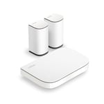 Linksys Velop Micro 6 Dual Band Mesh WiFi System - WiFi 6 Router with up to 3Gbps Speed, Covers 465 sqm, Supports 150+ Devices - Replaces Internet Router & Extender, 3-Pack