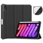 Apple iPad Mini 8.3&quot; 2021 (6th Gen)    Pen Holder Case    Black