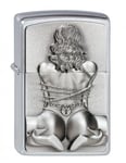 Zippo Lighter Bondage Girl Emblem Silver Taille unique