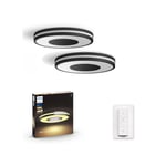 Philips Hue - 2xBeing Ceiling Light Black - Bundle