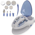 Set Fresa Lima Elettrica Manicure Pedicure + Asciuga Smalto Unghie e Lavaggio