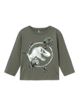 Jurassic Park Kids' Dinosaur Long Sleeve T-Shirt, Tea Leaf