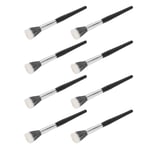 8Pcs Makeup Brush Set Soft Bristles Flat Top Stippling Brush Cosmetic Brush RHS