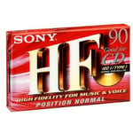 Sony HF 90 Blank audio cassette Tape 2 stk. new and sealed