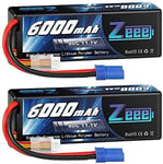 3S Lipo Battery 11.1V 80C 6000mAh Hard case Battery with EC5 Plug for RC