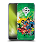 Head Case Designs Officiel Justice League DC Comics Vert Équipe Suprême Coque en Gel Doux Compatible avec Vivo X50e 5G