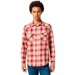 Wrangler Herren Western Shirt, Root Beer, XL