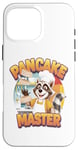 iPhone 16 Pro Max A Cheerful Raccoon Chef Flipping Pancakes In The Air Graphic Case