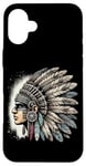 Coque pour iPhone 16 Plus Aztec Warrior Mask Ancient Civilization Mexican Heritage