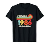 Vintage 1986 Birthday Limited Edition Men Women Born in 1986 T-Shirt