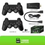 Y3lite 64G 10000game DONNÉES FROG Rétro Console De Jeu Vidéo 2.4G Console Sans Fil Jeu Bâton 4k Jeux 10000 Portable Dendy Console de Jeu pour TV ""Nipseyteko