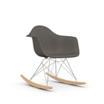 Vitra Eames Plastic Armchair RE RAR gungstol 56 granite grey-chrome-golden maple