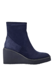 Moda in Pelle Kallie Wedge Sock Boots, Navy