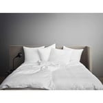 Juna, Cube Bed Linen White 140 x 220 cm Dk, Duvet Cover, White, Unisex, Adult