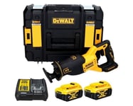 Dewalt DCS382P2 18v XR Brushless Reciprocating Recip Saw Tstak - 2x5.0ah Battery