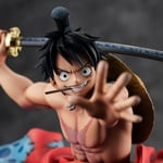 One Piece P.o.p Statua Alleanza dei Guerrieri Luffy Taro 17 Cm Megahouse