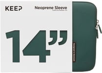 KEEP 14" Neopren MacBook etui (Power Green)