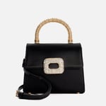 Dune Women's Bolenna Brooch Detail Top Handle Bag - Black