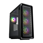 FSP CUT593A RGB Noir sans alim/E-ATX/Verre trempé