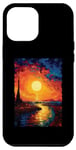 Coque pour iPhone 15 Pro Max Couchers de soleil artistiques de Van Gogh Nuit étoilée