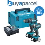 Makita DLX2131 18v Twin Pack DHP482 Combi Drill + DTD152Z Impact Driver - 2 Batt