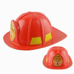 Adjustable Fireman Safety Helmet Makeup Toys Fireman Hat Toy  Kids Toys