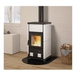 Nordica 7112710 Poêle à Bois 11,8kW Conchita 2.0 Blanc Infinity 5 Étoiles