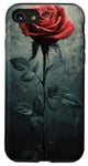 Coque pour iPhone SE (2020) / 7 / 8 Rose gothique fleur art floral romantique thème cadeau