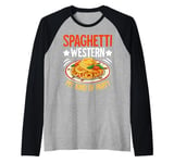 Spaghetti Western My Kind of Party Pasta Party Raglan Baseball Tee